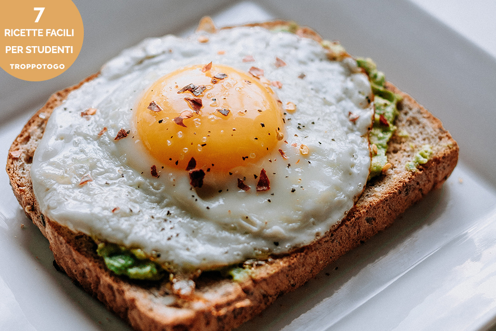 ricette facili toast avocado