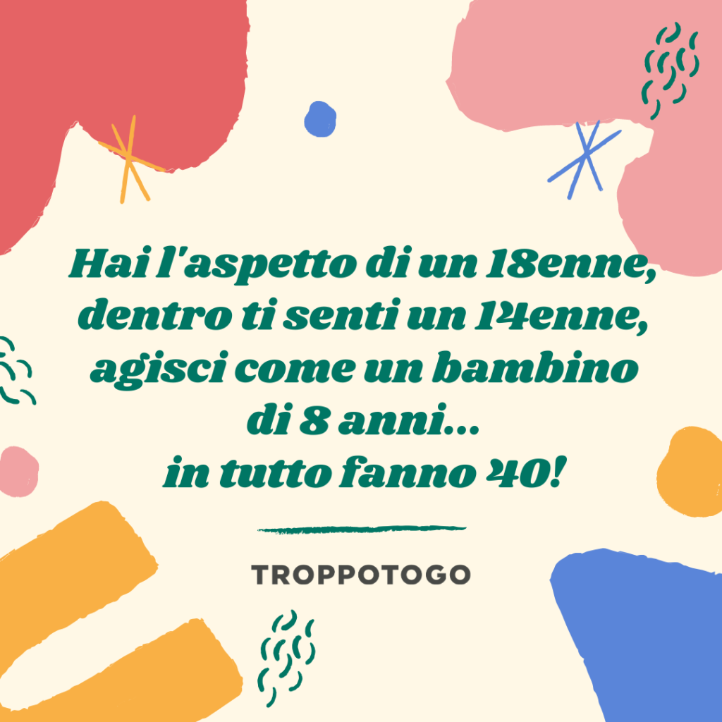 auguri per i 40 anni