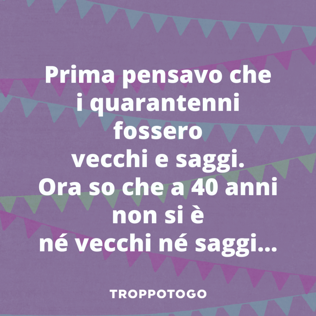 auguri per i 40 anni