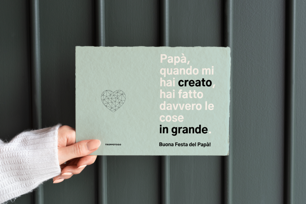 Super Papà - scritta in plexiglass personalizzata con foto