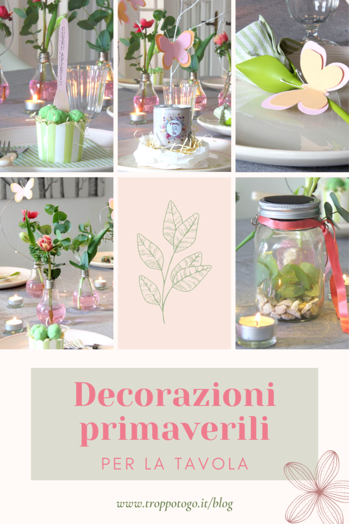 5 bellissime decorazioni primaverili fai da te per la tavola