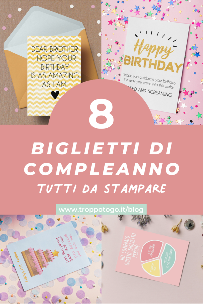 8 divertenti biglietti di compleanno da stampare gratuitamente!