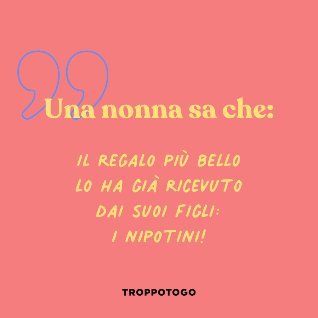 regali per la nonna