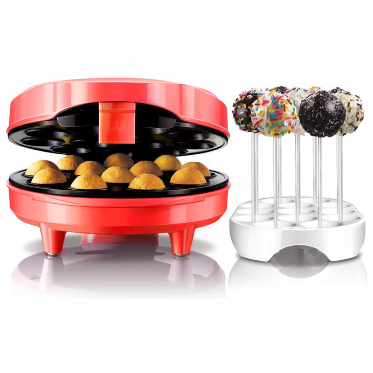 Macchina Per Cake Pop Bestron - Design Retrò, 700 W, Con Accessori, Per Feste E Compleanni - Foto 12