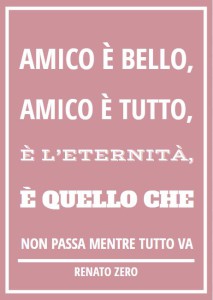 frasi amicizia renato zero