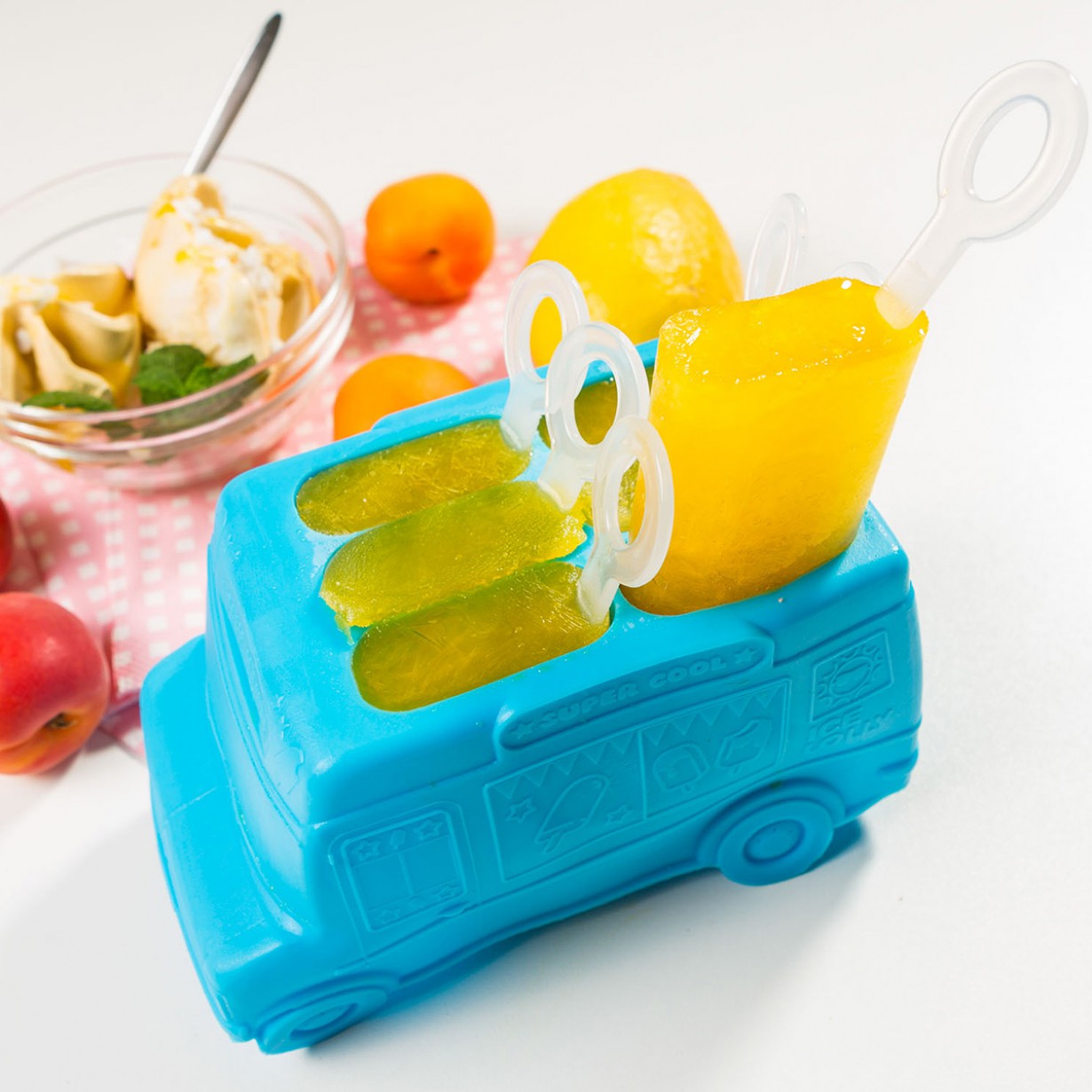 Set 6 Stampi Ghiaccioli Senza BPA - Stampo Gelato Fatto In