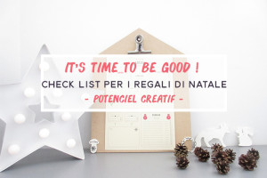 Regali di Natale - Checklist