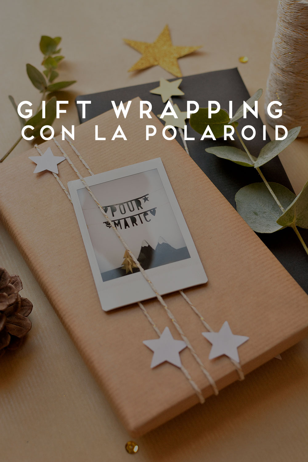 polaroid gift wrapping