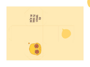 Ora riempitela di dolcetti e con il vostro regalo spaziale!