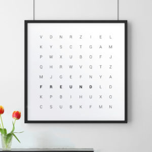 Poster Mix Di Parole Personalizzato