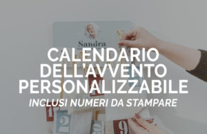 calendario dell'avvento personalizzabile