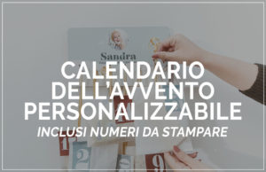 calendario dell'avvento personalizzabile
