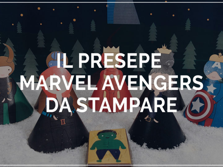 presepe marvel avengers