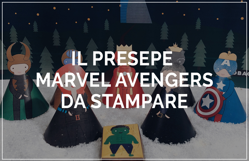 presepe marvel avengers