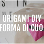 origami a forma di cuore