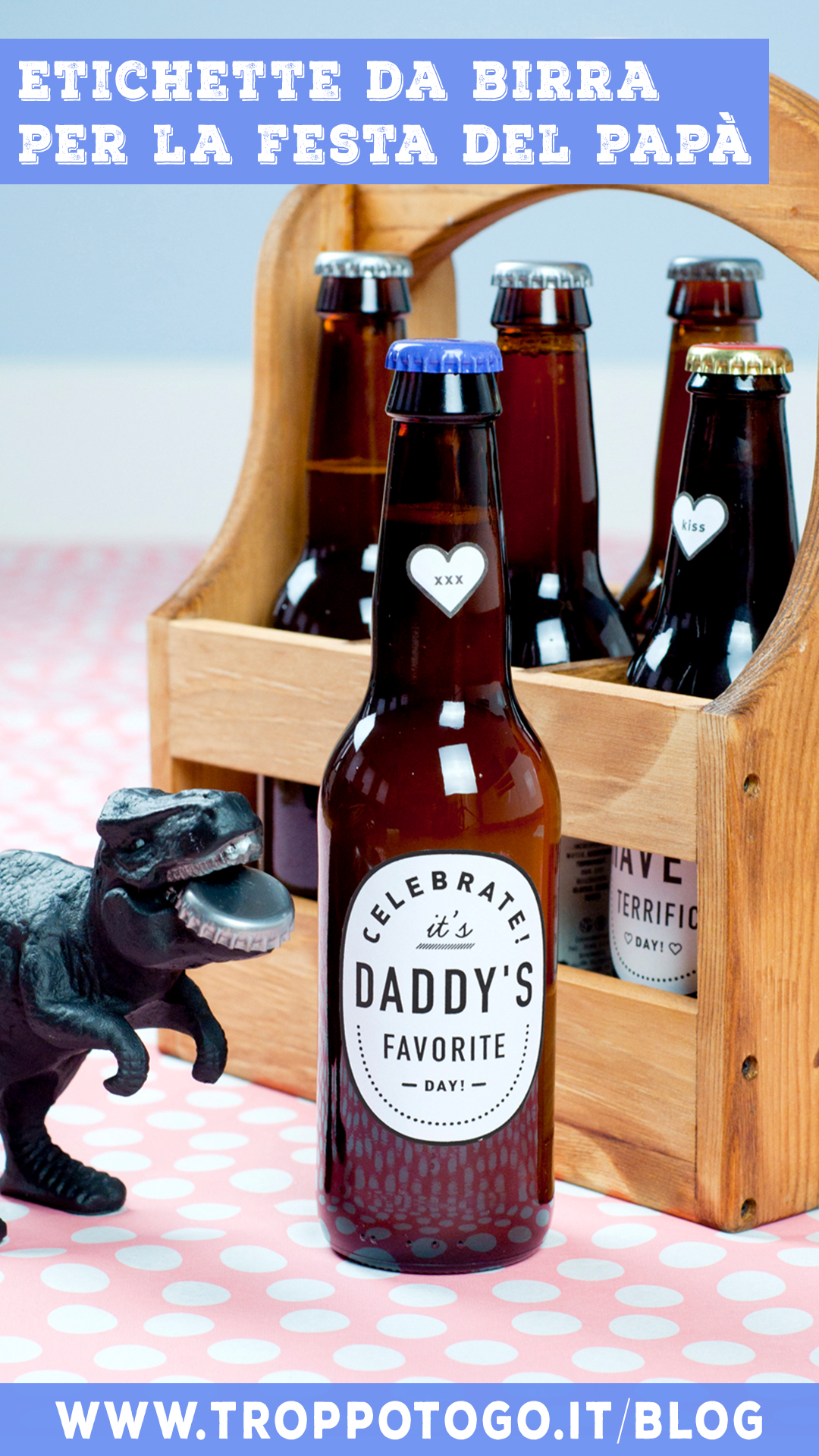 Bicchiere Da Birra Personalizzato Per Papà - Regalo Originale Con Scritta 'BEVI PAPÀ!', 510ml - Foto 3