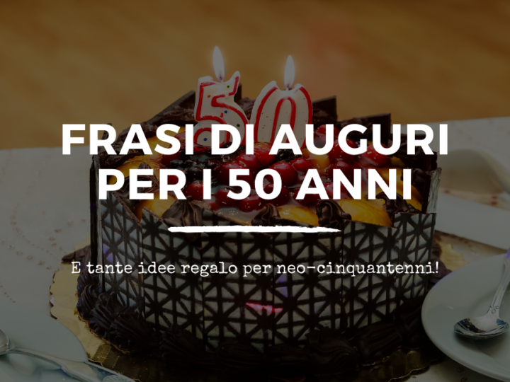 auguri per i 50 anni