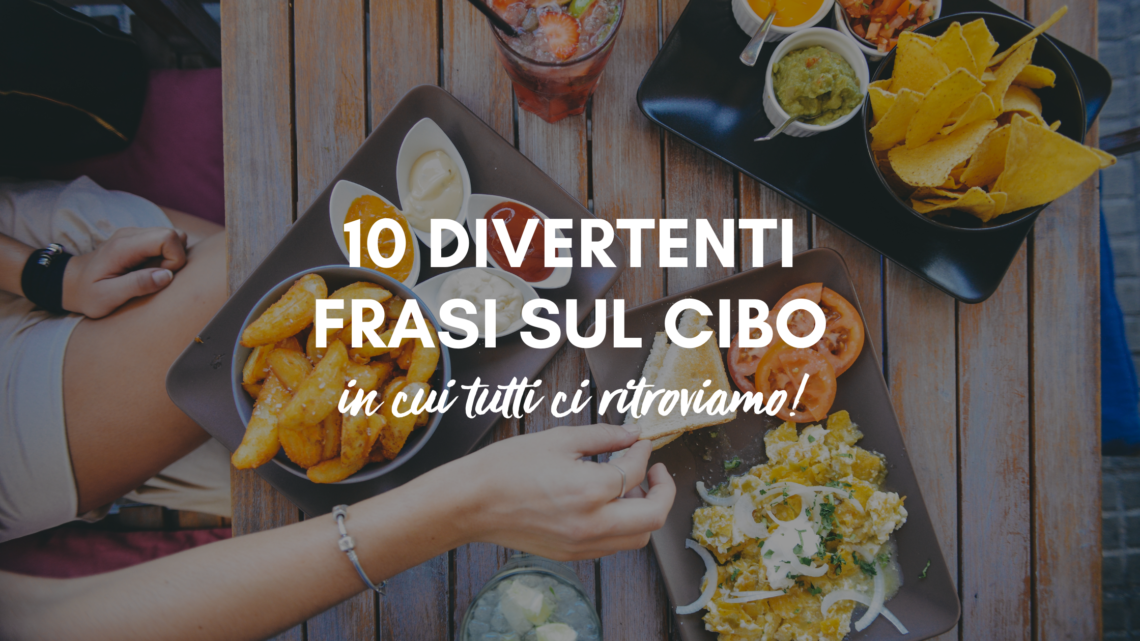 frasi sul cibo