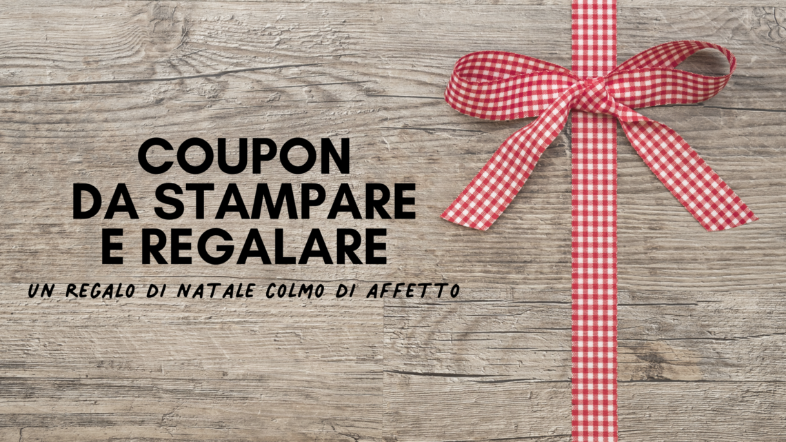 coupon da stampare