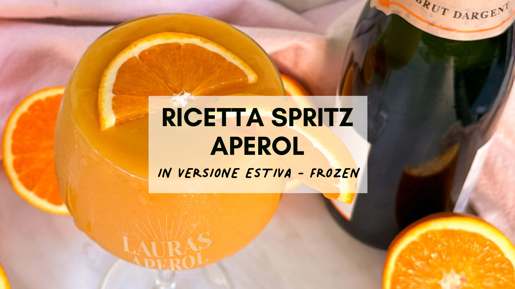 Ricetta Spritz Aperol la bevanda estiva versione Frozen!