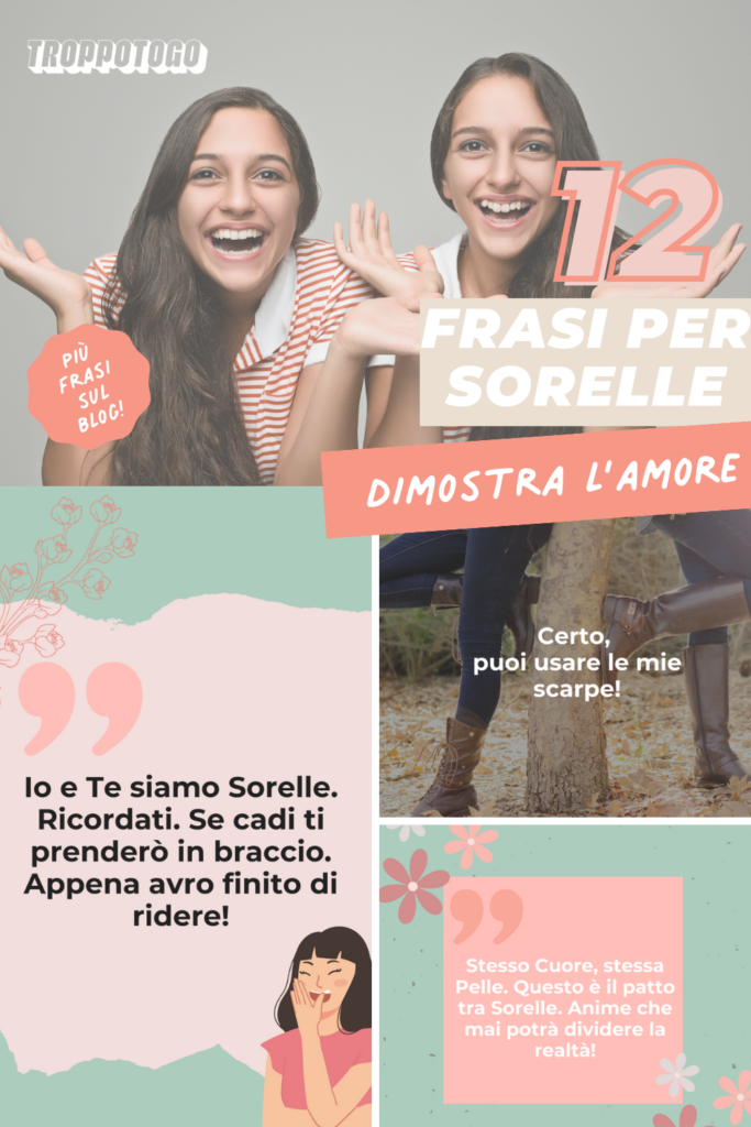 frasi per una sorella speciale