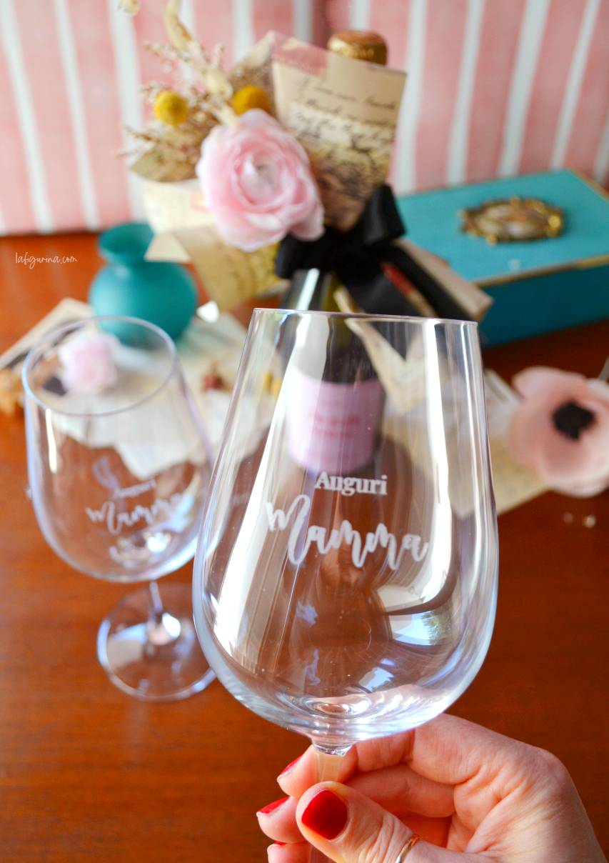 Bicchiere Da Vino Iridescente Senza Stelo Per 18° Compleanno - 425ml, Rosa, In Scatola Regalo