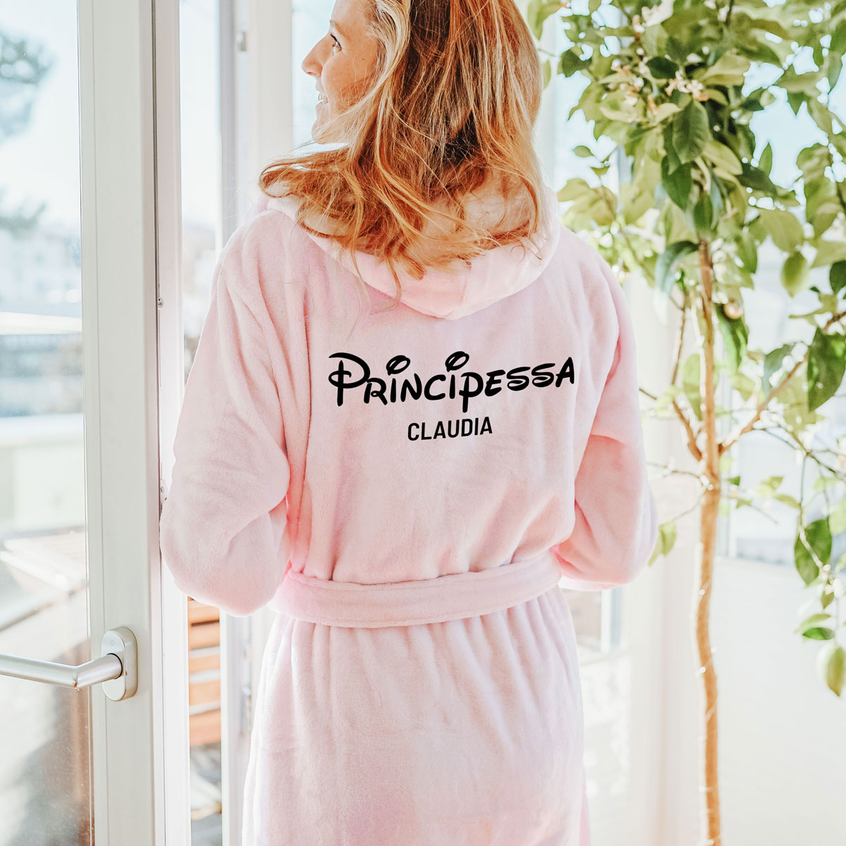 Accappatoio bambina Princess in Spugna di cotone 11-12 anni J168