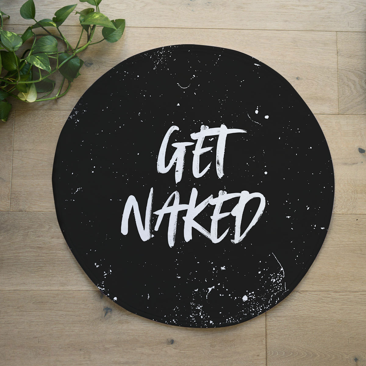 Tappeto Bagno Nero Personalizzabile