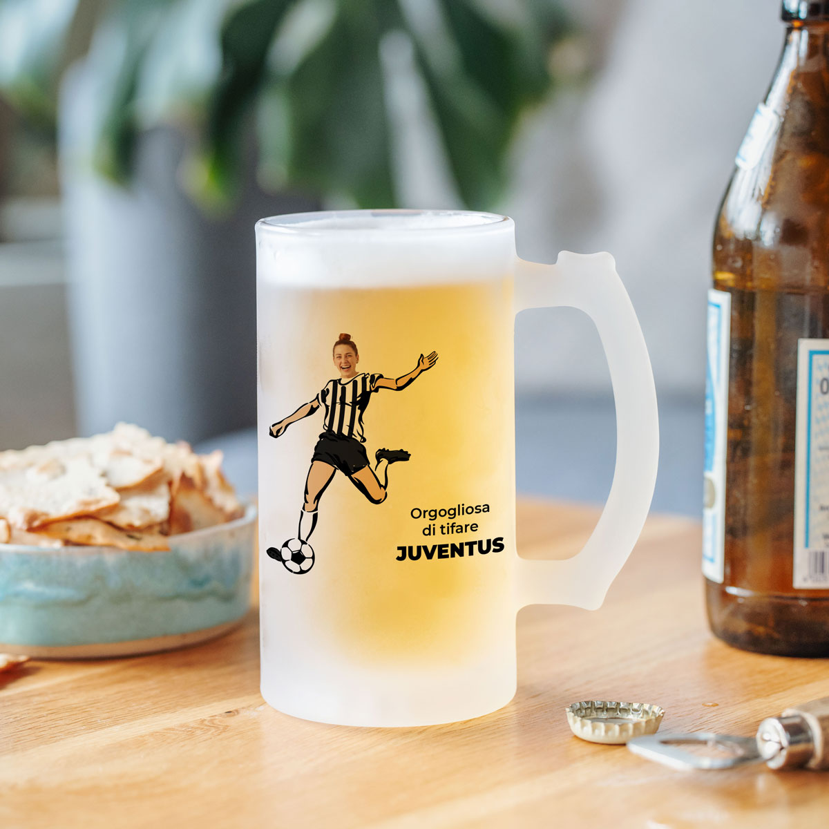 Boccale da Birra Personalizzato per Tifosi di Calcio
