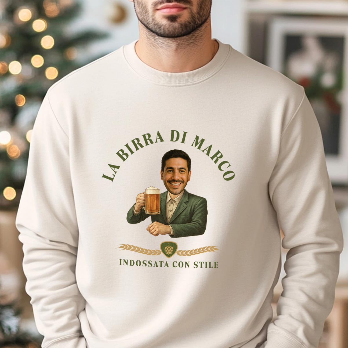 Felpa Personalizzata con Logo e Volto