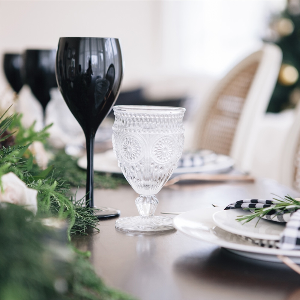Bicchieri da Vino Neri – Set da 4
