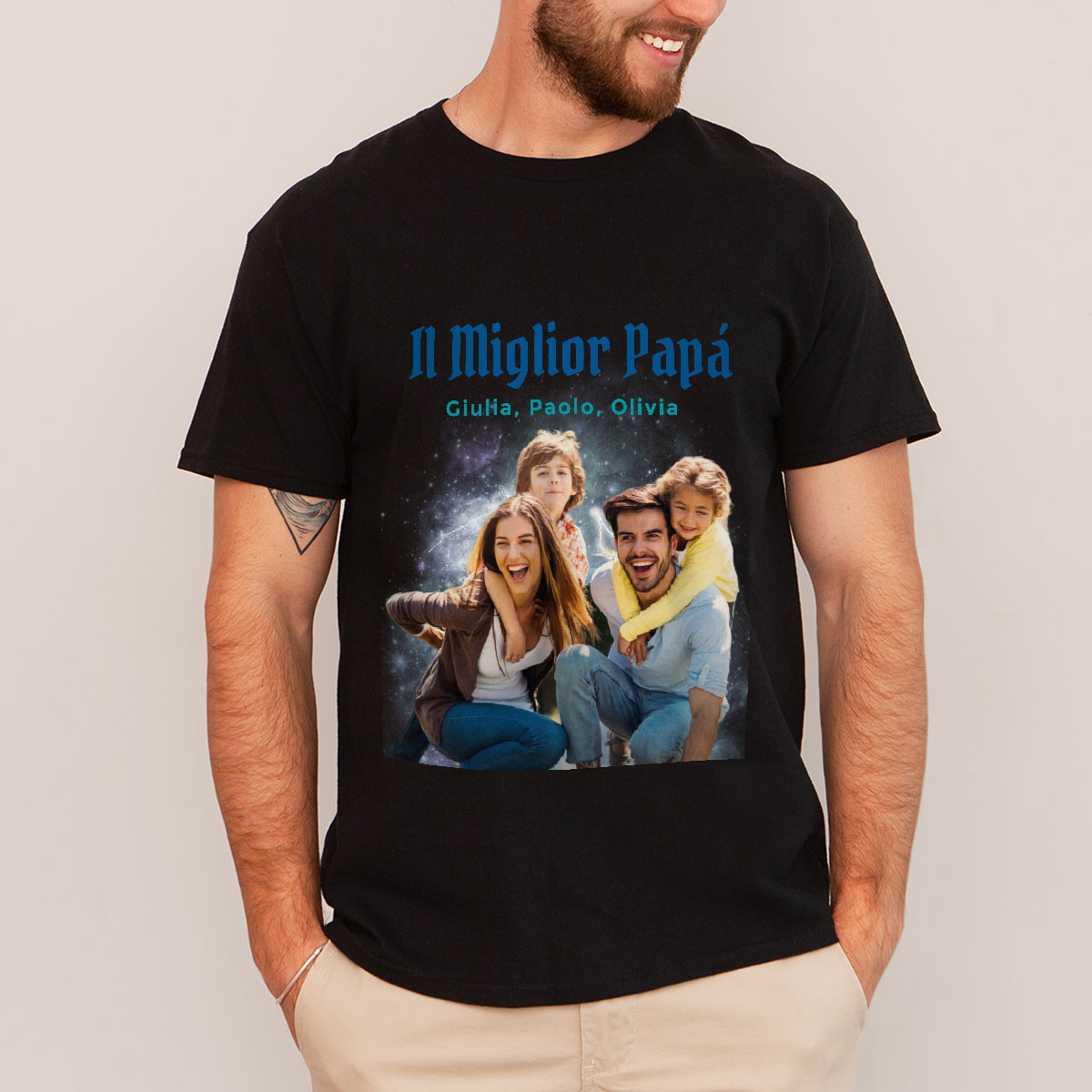 Maglietta Personalizzata Bootleg Vintage, Regali Foto, Regali per Lui, un Amico, il Fratello, Regali per Lei, un'Amica, la Sorella, Regali Divertenti, Regali Romantici, Regali di Matrimonio, Regalini, Regalo, Idee Regalo