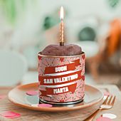 Torta in Lattina Personalizzata con Testo