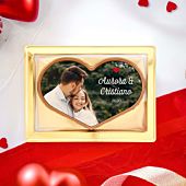 Cioccolatini Personalizzati a forma di Cuore con Foto e Testo