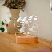 Lampada LED Personalizzata Ciak Cinematografico