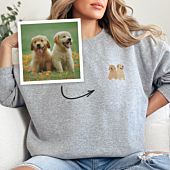 Felpa Personalizzata con Illustrazione Animale Domestico