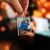 Portachiavi Personalizzato in Acrilico con Foto e Canzone