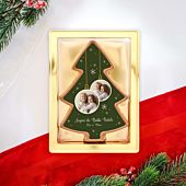 Cioccolatini Personalizzati Albero di Natale con 2 Foto e Testo