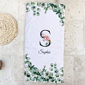 Asciugamano Personalizzato con Monogramma e Testo