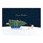 Biglietto di Natale Cane