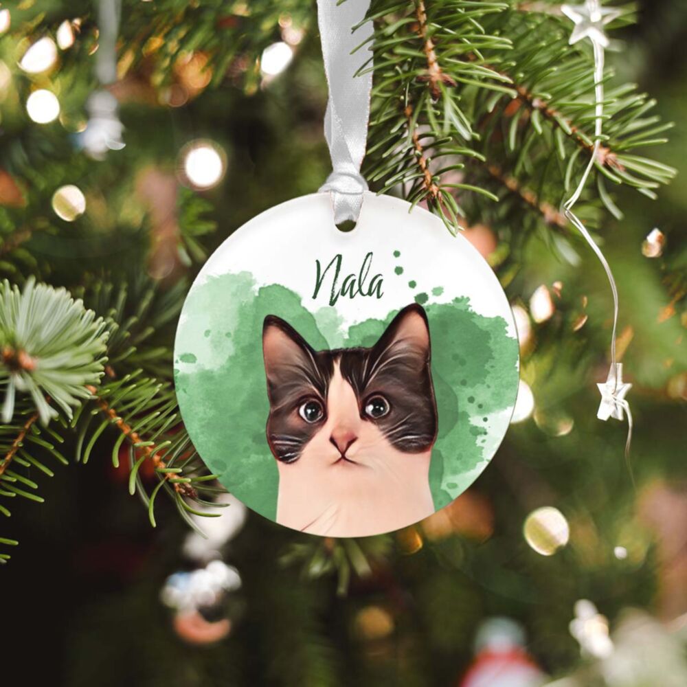 Pendente in Acrilico Personalizzato con Animale Domestico Set da 2