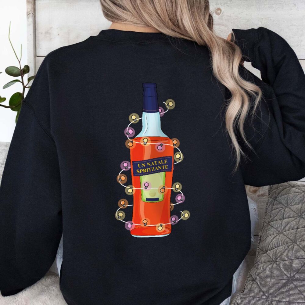 Maglione Natalizio Personalizzato con Bottiglia Aperol