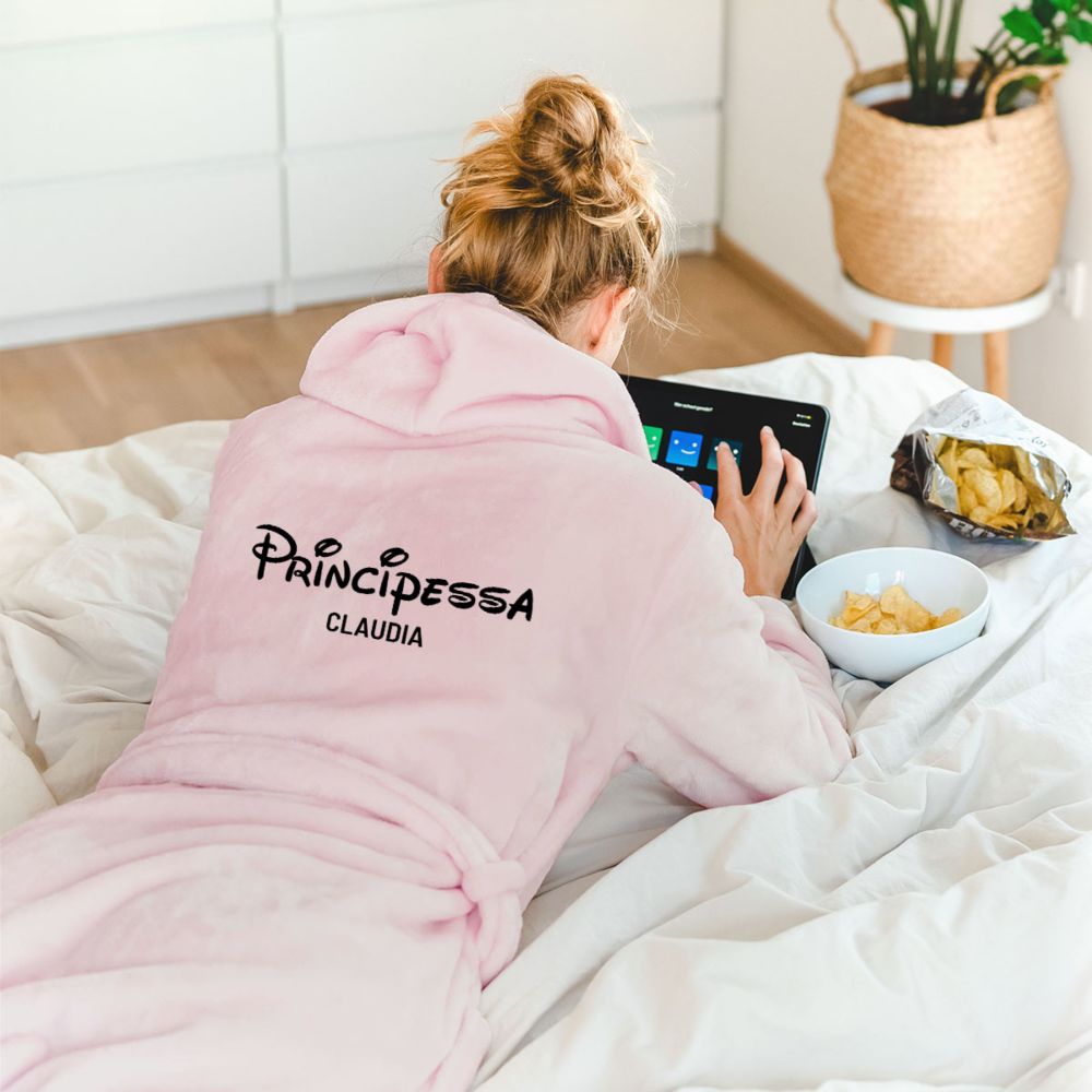 Accappatoio Principessa Personalizzabile