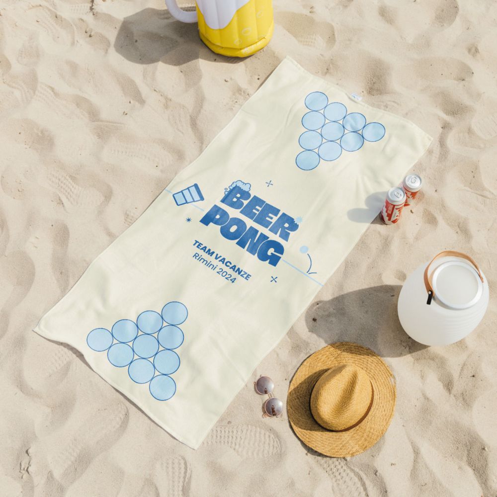 Telo Mare Personalizzato Beer Pong
