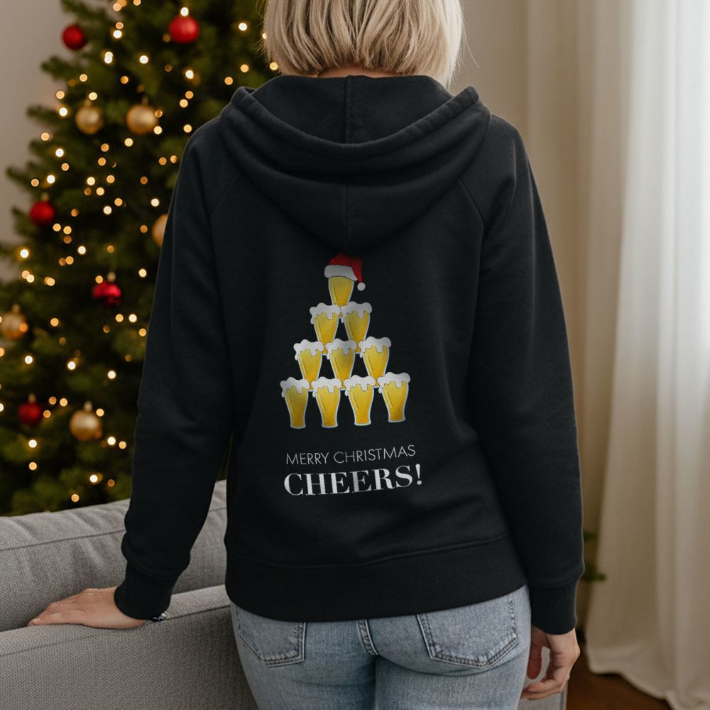 Felpa Natalizia Personalizzata in stile Birra