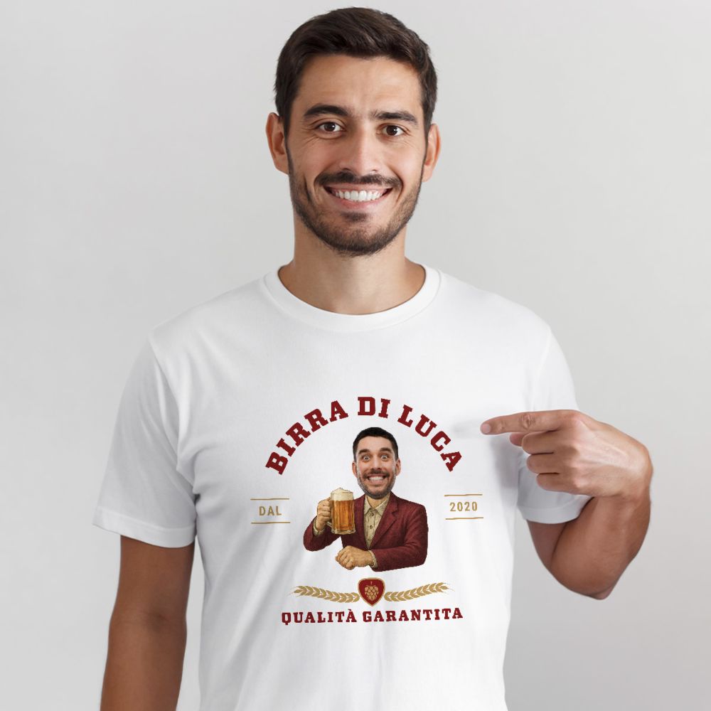 Maglietta Personalizzata con Logo e Volto
