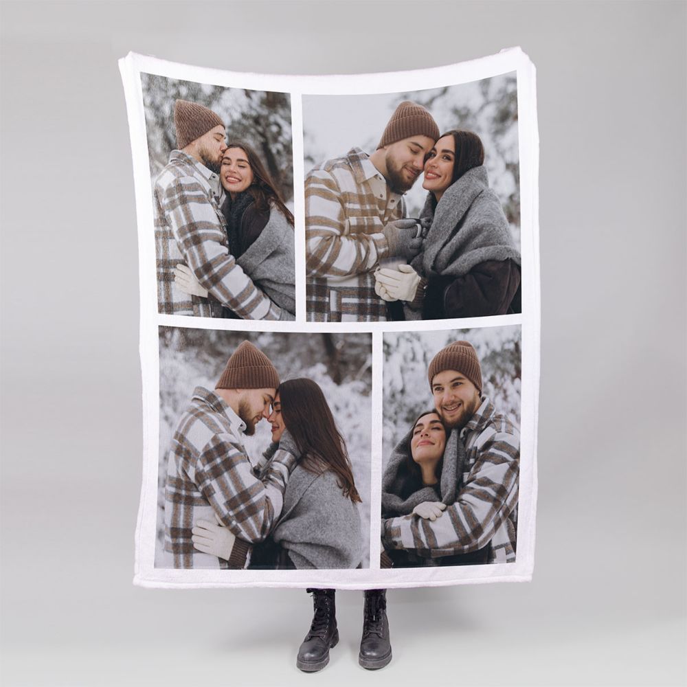Coperta Personalizzata con Collage di Foto