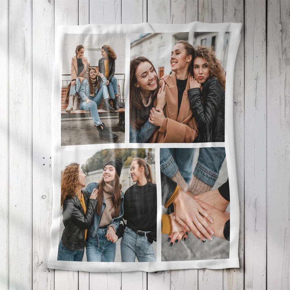 Coperta Personalizzata con Collage di Foto
