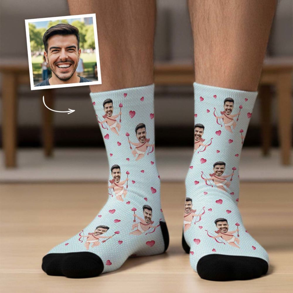 Calzini Personalizzati Cupido con il tuo viso
