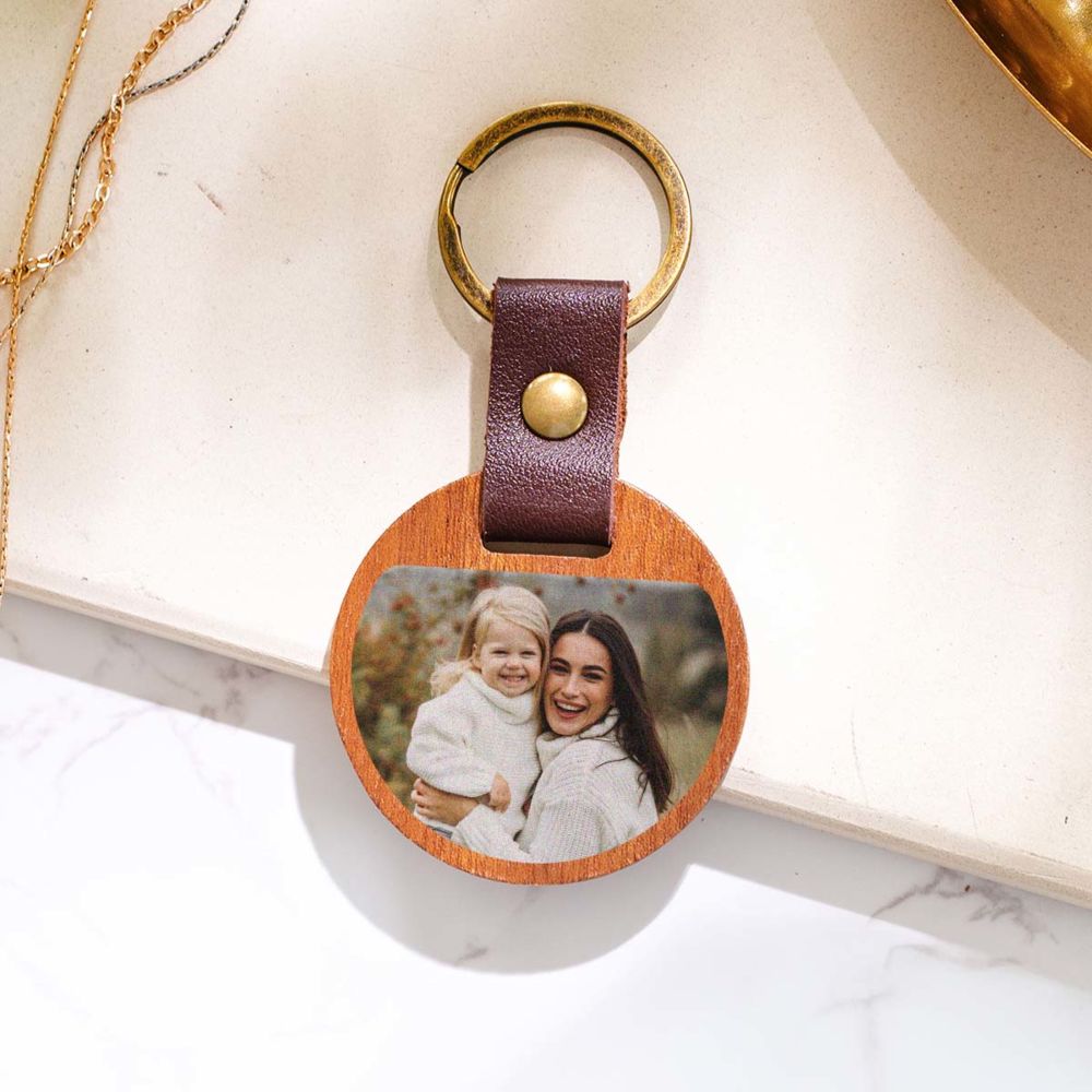 Portachiavi in Legno Personalizzati con Foto